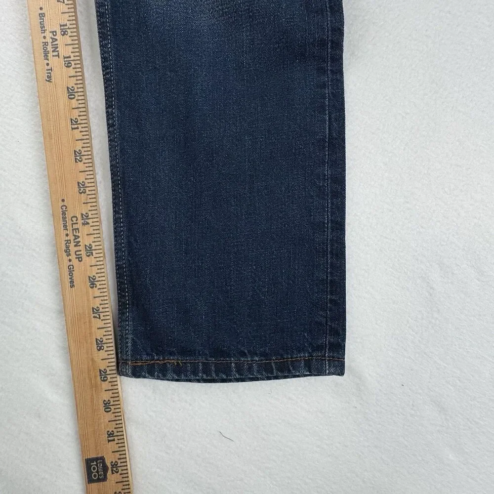 Levi's Men's 521 Slim Taper Dark Wash Denim Jeans Size 30x29